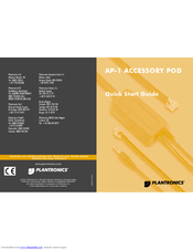 PLANTRONICS AP-1 ACCESSORY POD Quick Start Manual