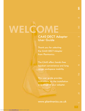 PLANTRONICS CA40 DECT User Manual