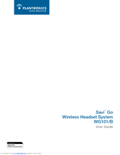 PLANTRONICS SAVI GO WG101/B User Manual