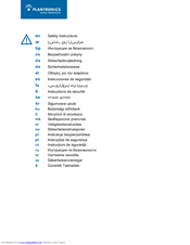 PLANTRONICS Savi W440-M Safety Instructions