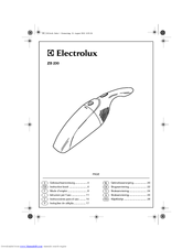 Electrolux ZB 230 Instruction Book