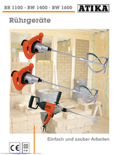 ATIKA RW 1600 - Manual