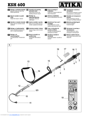 ATIKA KSH 600 - Quick Manual