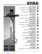 ATIKA RW 1400 - Operating Manual