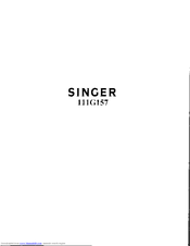 SINGER 111G157 Instructions For Using And Adjusting