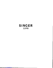 SINGER 119W Series Instructions For Using And Adjusting