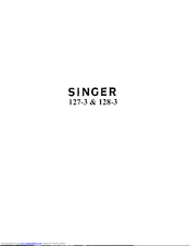 SINGER 128-3 Manual