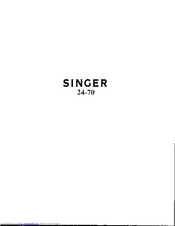 SINGER 24-70 Instructions For Using