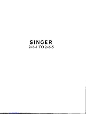 SINGER 24-61 Instructions