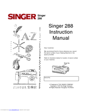 SINGER 28-8 Instruction Manual