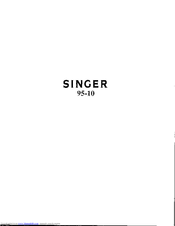 SINGER 95-10 Manual