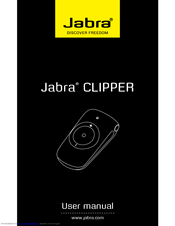 JABRA CLIPPER User Manual
