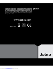 JABRA JX 10 CARA - 2006 Manual