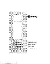 Balay 3FF4732 Directions For Use Manual