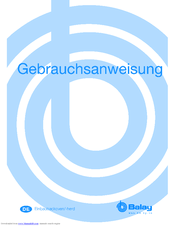 BALAY 3HF518XAD Gebrauchsanweisung