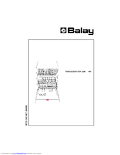 BALAY 3VI951XD Instructions For Use Manual