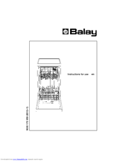 Balay 3VN551BD Instructions For Use Manual