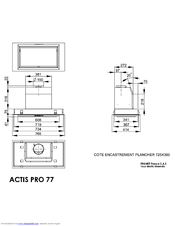 ROBLIN ACTIS PRO 77 Dimensions