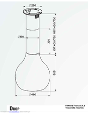 ROBLIN DROP Dimensions
