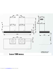 ROBLIN LINEAR 1500 MURALE Dimensions
