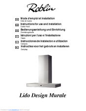 ROBLIN LIDO DESIGN MURALE Instructions For Use Manual