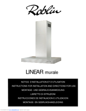 ROBLIN LINEAR MURALE Instructions For Installation Manual