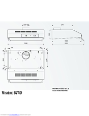ROBLIN VISIERE 6740 Dimensions