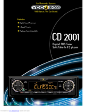 VDO CD 2001 - Datasheet