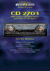 VDO CD 2703 Datasheet