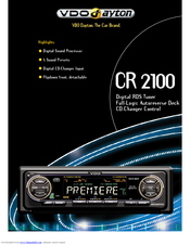 VDO CR 2100 Datasheet