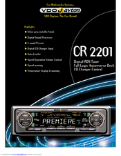 VDO CR 2201 Datasheet