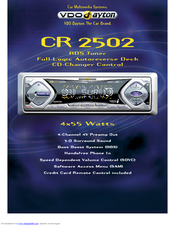 VDO CR 2502 Datasheet