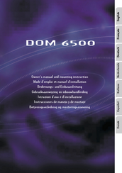Vdo DOM 6500 Installation And Owner's Manual