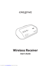 CREATIVE WIRELESS RECEIVER User Manual
