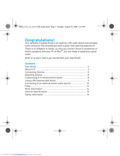 CREATIVE Xmod Wireless Quick Start Manual
