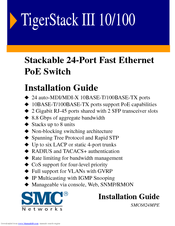 SMC Networks 6824MPE INT - annexe 1 Installation Manual