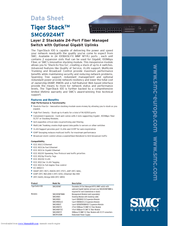 SMC Networks TigerStack SMC6924MT Datasheet