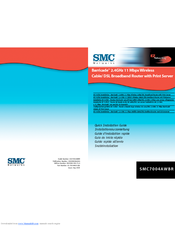 SMC Networks 7004AWBR Quick Installation Manual