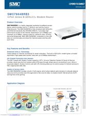 SMC Networks SMC7904BRB3 Product Overview