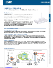 SMC Networks SMC7904WBRAS-N Specifications