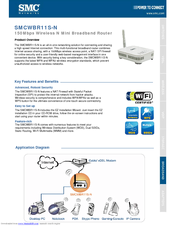 SMC Networks SMCWBR11S-N Specifications
