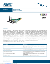 Smc Networks SMCWPCI-N2 Specifications
