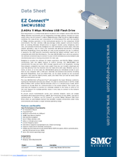SMC Networks EZ Connect SMCWUSB32 Datasheet