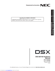 Nec DSX-160 Hardware Manual