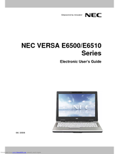 NEC VERSA E6510 Series User Manual