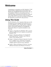 NEC MobilePro 750C User Manual