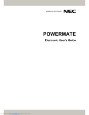 Nec POWERMATE Manual