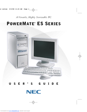 NEC POWERMATE ES Series User Manual