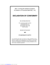 NEC POWERMATE NETPC System Administrator Manual