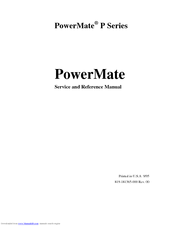 NEC POWERMATE P - SERVICE MANUAL 1995 Service And Reference Manual